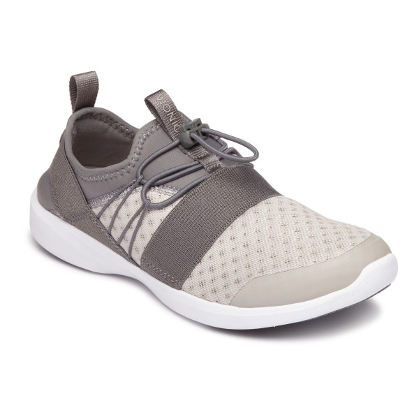 Vionic Trainers Ireland - Alaina Active Sneaker Grey - Womens Shoes On Sale | ZJNQY-0461